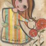Angel's Smile 5x7 ART CARD ..