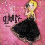 Glitter Girl glass tile pen..
