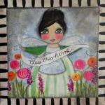 Bless this Home 12x12 angel..